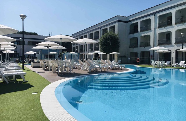 Holiday apartment with outdoor pool