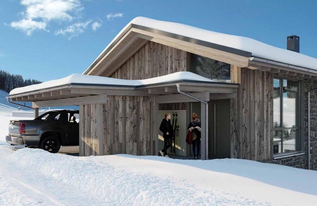 Holiday home with a sauna located on the slopes