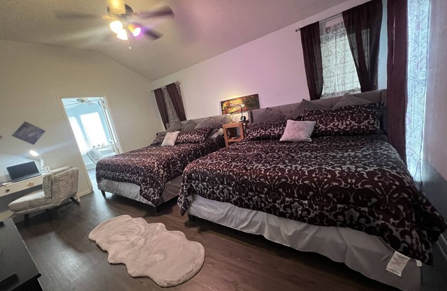 Home away from home.spacious but cozy for the whole family. King size beds