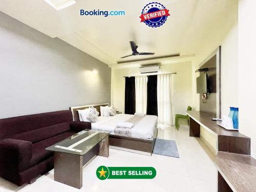 HOTEL TRENDS ! PURI near-sea-beach-and-temple fully-air-conditioned-hotel with wifi-lift-restaurant- and parking-facility