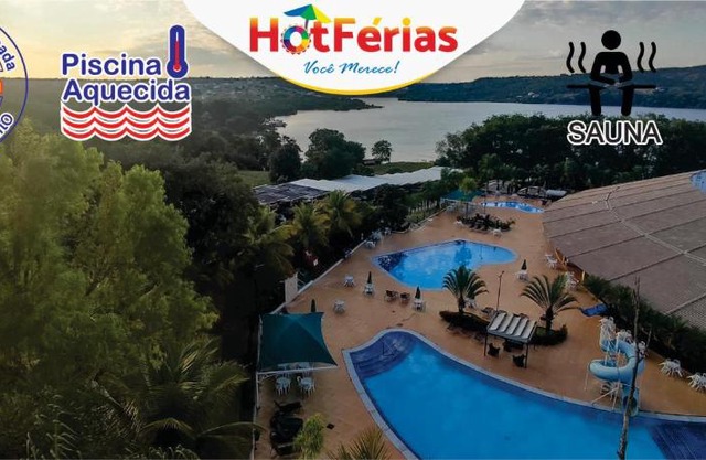 HotFérias - Flat no Enseada Caldas Novas, acesso ao Lago e pesca permitida, próx ao Náutico Praia Clube