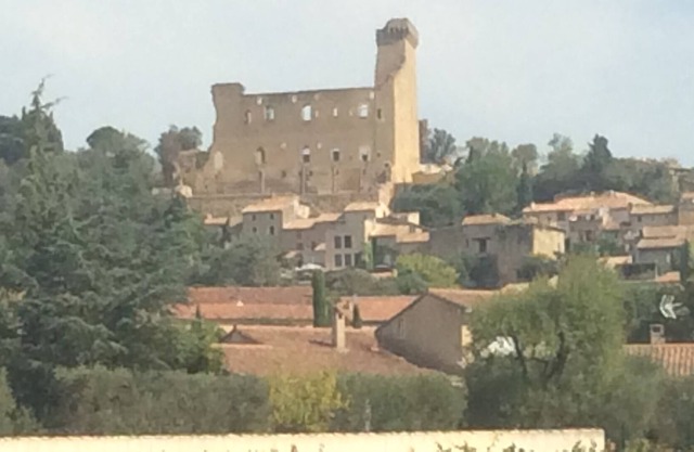 House in the village of Chateauneuf du Pape winemakers
