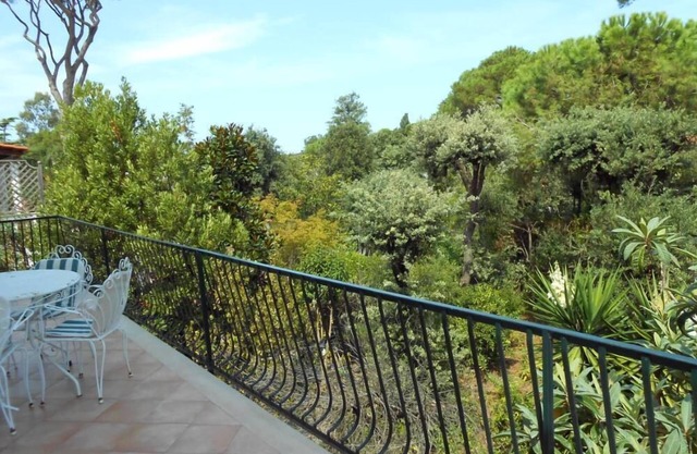 House on the island of Ischia, in pine forest with private descent to the sea.