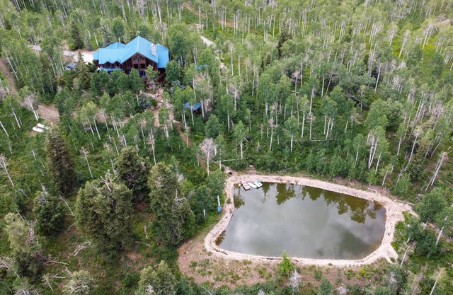 Huge Family Cabin near Park City; private pond; bunkhouse; and much more