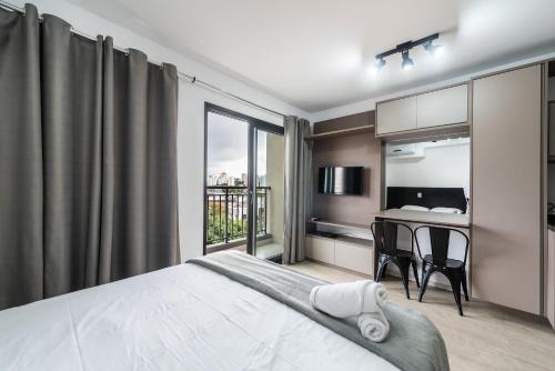 IA5 Studio prático com conforto em Moema