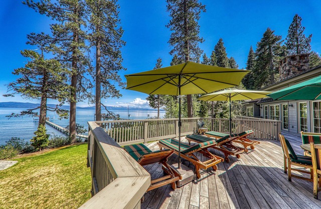 Inspiration Lakefront By Tahoe Getaways - Estate w A/C, Pier and Buoy & Professionally Designed