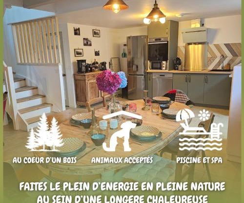 Ker Adèle, longère cosy au cœur d'un bois
