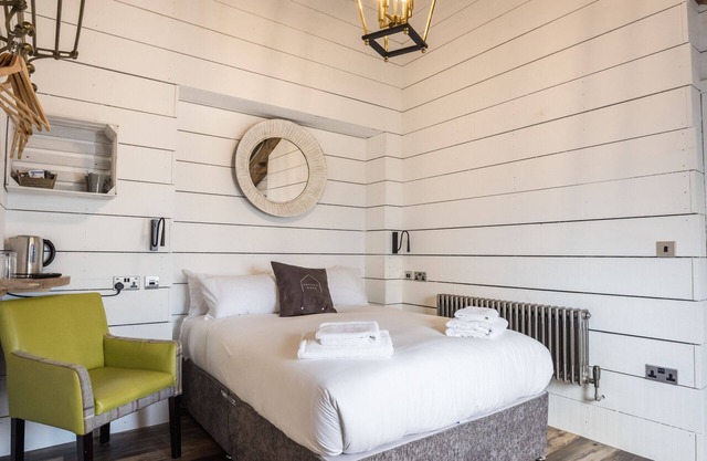 King size bedroom with private bathroom