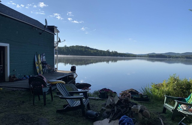 Lake Front Indian Lake Adirondack Camp w/Boathouse, Sundeck & Boats