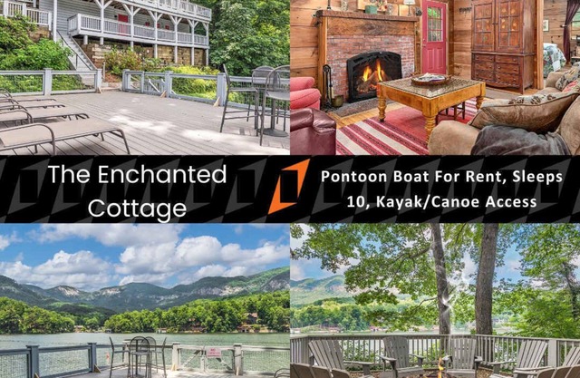 Lake Lure Cottage~Pontoon Available 2 Rent!