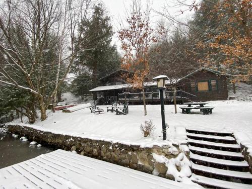 Lakefront Adirondack Cabin - Dock - Canoe - 10 min to Lake Placid