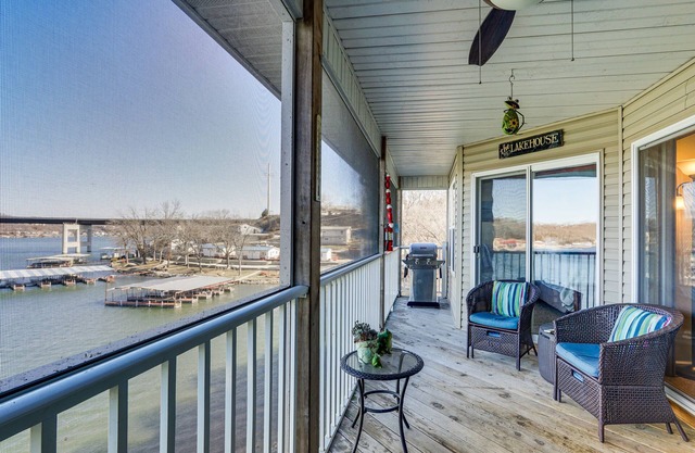 Lakefront Camdenton Condo: Grill & Community Pool