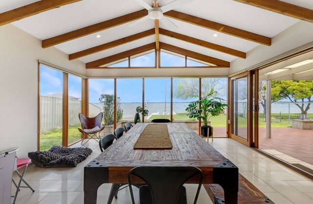 Lakehouse 61 - One of Mulwala's finest houses with its own private boat ramp and boat mooring.