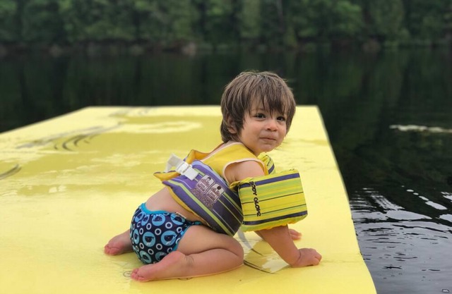 Lakeside cottage; private domain