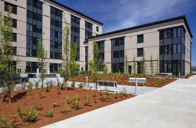 Landing | Modern 1BD, Courtyard, Gym