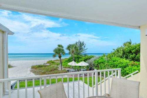 LaPlaya 201C Breathtaking Gulf panorama from this corner end unit with a private stairway to the beach