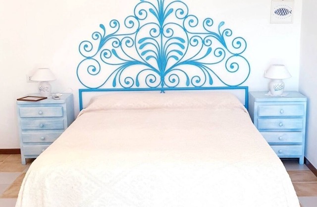 Large and beautiful master bedroom with bathroom within walking distance of the sea.