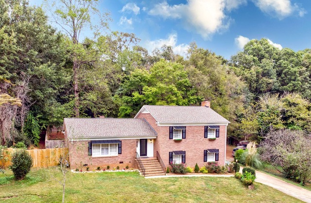 Large four bedroom in a quiet neighborhood.