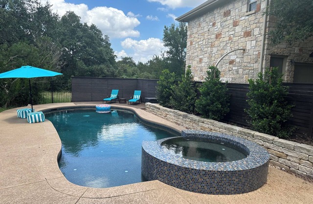Large House with Stunning Pool on Austin Greenbelt Preserve