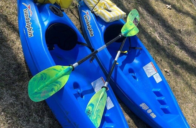 Latitude Adjustment: Lakefront with Beach & Kayaks