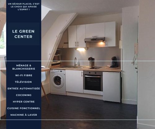 Le Green Center - Studio Cosy Plein Centre Ville