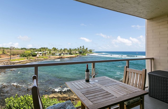 Live On the Ocean and Sleep to Surf Sounds in Idyllic Poipu. Trade Winds & AC.n