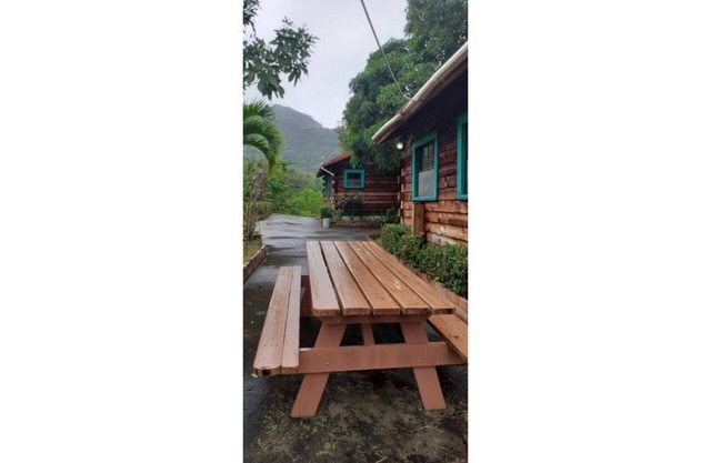 Log Cabin in Anse La Raye Countryside