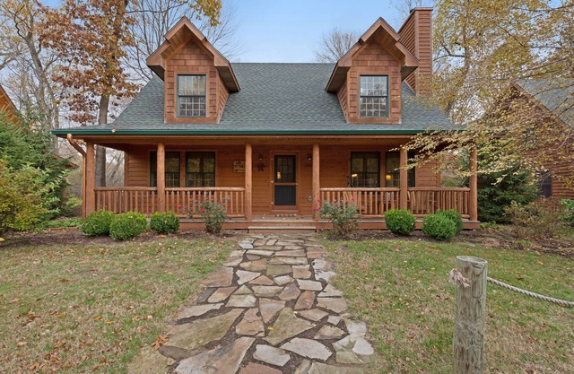Log Cabin-Style Home with Private Hot Tub and Close Proximity to the Lake