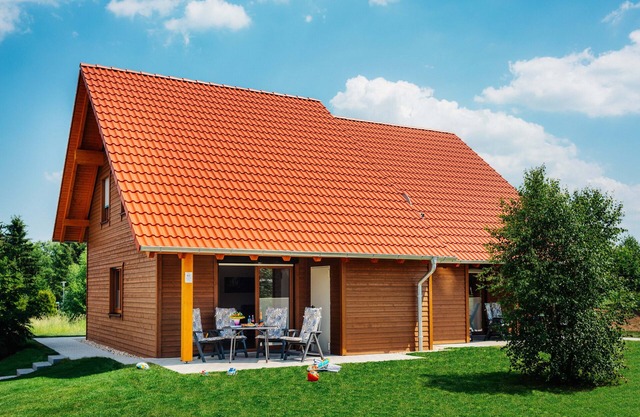 Log cabins-modern equipped vacation homes in a quiet, yet central location