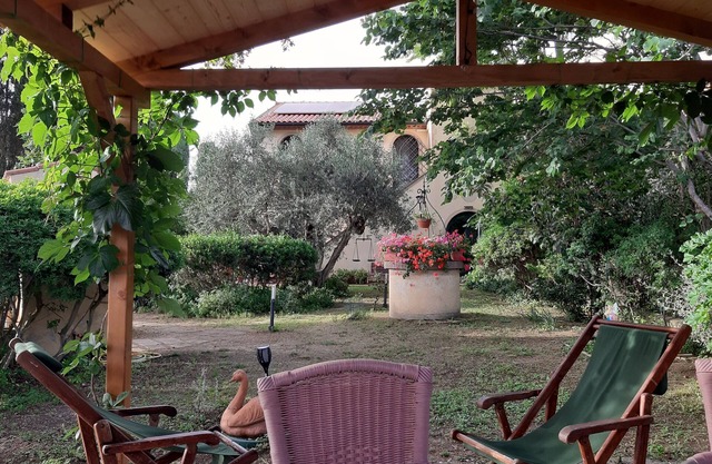 Lovely Studio with garden and Pool near the beach Rimigliano and thermal baths