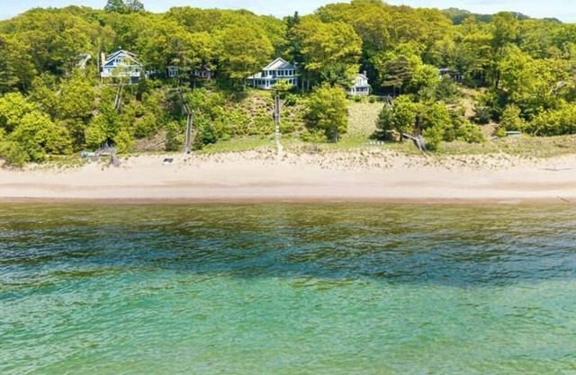 Luxe Beachfront Lake Michigan Home