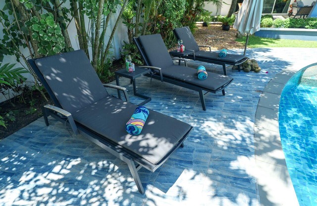 Luxury 3 bedroom villa with tropical garden private pool - area of 1200m2