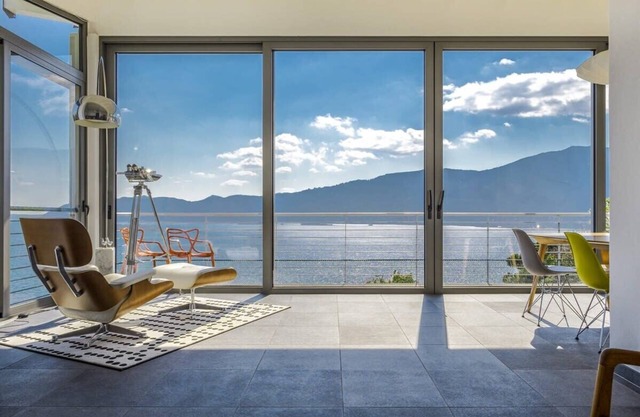 Luxury Lake Maggiore villa with pool and gym