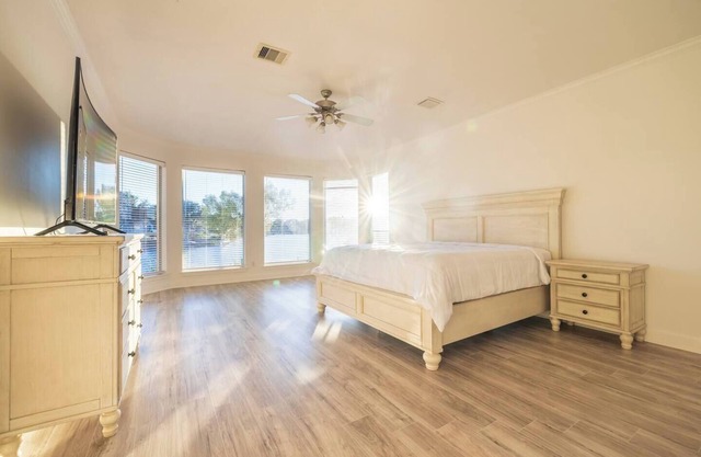 Luxury resort style living area with spectacular water view house located in Missouri City