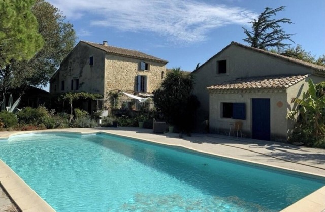 Magnificent Mas provençal. Not overlooked, with swimming pool and large enclosed garden.