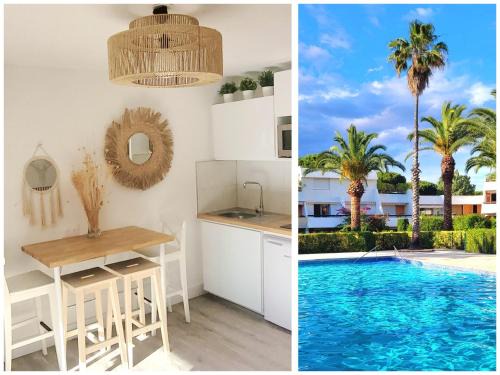 Magnifique Studio avec Piscine et Jardin