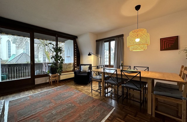 Maisonnette apartment in the city on 2 floors.