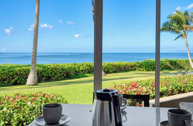 Menehune Shores #119 – Stylish Oceanfront Retreat with Luxe Modern Finishes