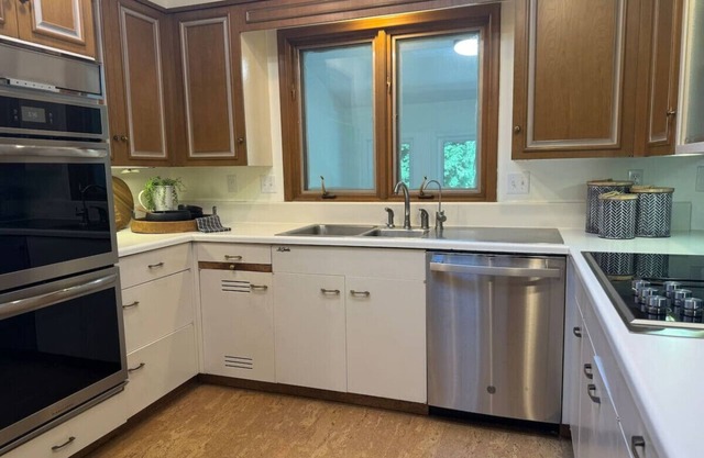 Mid-Century Manor, nostalgic, luxurious filled with entertainment