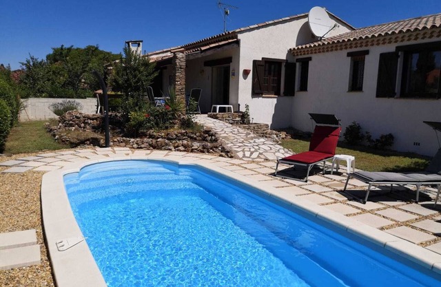 Mistral Villa- quietly located vacation home with beautiful garden, pool & air conditioning