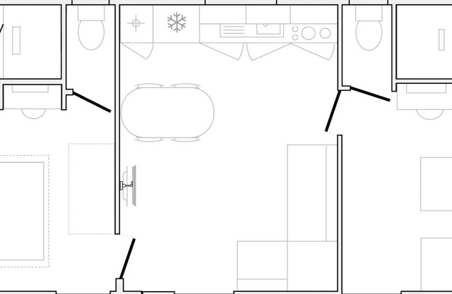 Mobilhome Le Lavandin 4 Personen