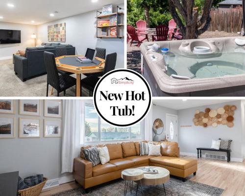 Modern 4br Getaway W Hot Tub & Fire Pit
