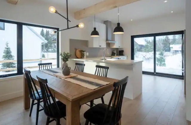 Modern Canadian farmhouse across from golf course