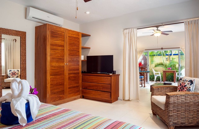 Modern, comfortable, well-appointed apartment with private garden courtyard.