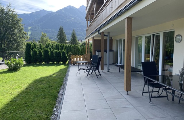 Modern luxury 2 bedroom ground floor apartment with outside terrace and garden