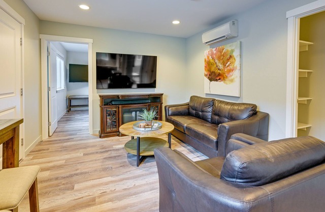 Modern SeaTac Gem w/Fireplace & Smart TVs!