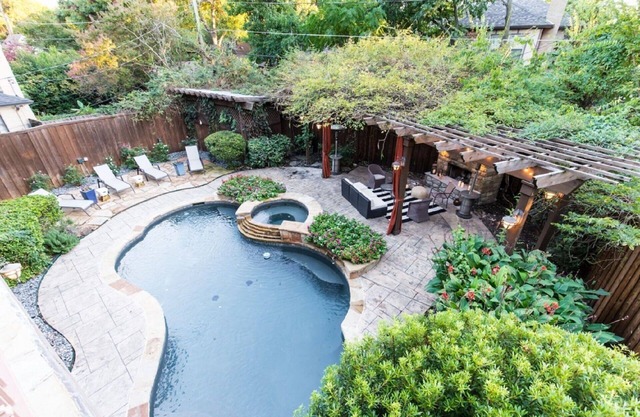 Modern Tudor with Pool & Backyard Oasis on the M Streets in the Heart of Dallas