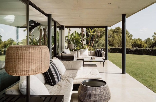 Modern villa with minimalistic decor