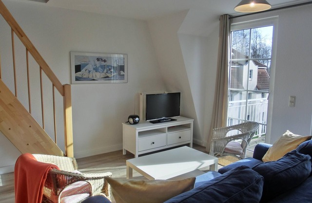 Moderne Strandnahe 4-zimmer-ferienwohnung für bis 6 Pers. mit Balkon