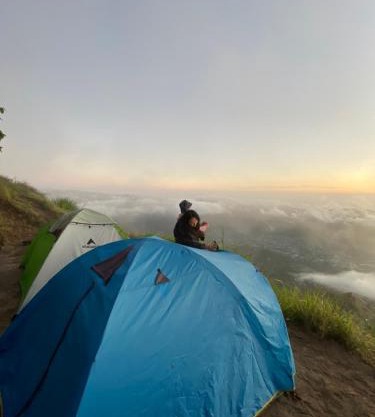 Mount Batur Camping on Summit